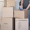Duck Brand Kraft Box, 18 in L, 18 in W, 32 lb Capacity, Cardboard, Brown 1139734 - alternate 2
