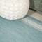Jonathan Y Lucia Classic Diamond Border Aqua/Light Gray 3 ft. x 5 ft. Indoor/Outdoor Area Rug SMB207D-3 - alternate 7