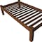 Homeroots Brown Solid Wood Twin Bed Frame 546597 - alternate 5