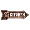 Signmission Kitchen 2 Arrow Decal Funny Home Decor 18in Wide D-A-999787 - alternate 1