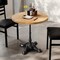 Flash Furniture Bennett 30 in Round Solid Wood Indoor Tabletop in Natural with 22.75 in x 22.75 in GSF-RD30-NAT-SDAT2222-GG - alternate 10