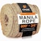 Xpose Safety Manila Rope, 3 Strand Cordage Twisted Braided Rope 3/8 600 Feet MR38-600-X - alternate 1