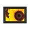 Homeroots Sunflower Portrait Black Framed Print Wall Art 529967 - alternate 1