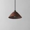 Jonathan Y Hattie 15 in. 1-Light Coastal Bohemian Metal and Woven Rattan LED Pendant Light, Black/Dark Brown JYL5713B - alternate 10