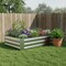 Homeroots 12in X 48in Silver Steel Rectangular Raised Garden Bed 668471 - alternate 5