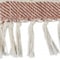 Homeroots 60" X 50" Beige Woven Cotton Striped Throw Blanket with Fringe 516617 - alternate 8