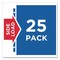 Avery Side-Insert Heavyweight Sheet Protectors, 3-Hole Punched, Side Load, 8.5 x 11, Diamond Clear, 900PK 76001CT - alternate 7