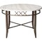 Homeroots 45" X 30" Faux Marble And Antique Dining Table 286026 - alternate 6