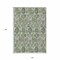 Homeroots 10' X 14' Artichoke Green And Fern Green Damask Washable Indoor Outdoor Area Rug 588171 - alternate 8