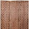 Homeroots 67" Brown Folding Three Panel Screen Room Divider 342753 - alternate 4