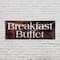 Signmission Breakfast Buffet, 24 Inch x 72 Inch, Vinyl Banner B-72-30496 - alternate 3