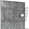 Homeroots Gray Metal Organizer With 3 Storage Pockets And 4 Bottom Hooks 379872 - alternate 8