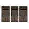 Manhattan Comfort Rivington 40in Bookcase Cabinet in Walnut - Set of 3 3-BC006-BR - alternate 8