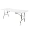 Elama 8 Foot Plastic Folding Table in White ELM-Z244C - alternate 1