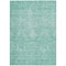 Homeroots 9' X 12' Aqua And Ivory Damask Washable Indoor Outdoor Area Rug 603357 - alternate 8