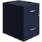 Nusparc File Cabinet - 14.2in Width x 18in Depth x 19in Height - 2 x Drawer(s) for File, Box - Letter - 25847 - alternate 3