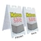 Signmission Matress Sale, A-Frame & 2 Decals Installed, Heavy-Duty Plastic Frame SBHD-D-2436-Matress Sale - alternate 5