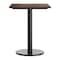 Flash Furniture 30" x 24" Tabletop, Seamless Surface Technology, Dark Brown with 18" Round Black Table Height Base ST-REC2430-WBR-TR18-GG - alternate 9