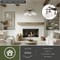 Vaxcel Avondale 25.5-in Nickel and Wood Farmhouse 5 Light Chandelier Fixture H0256 - alternate 7