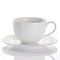Elama Cafe 12 Piece 8 Ounce Porcelain Cup and Saucer Set in White EL-CAFE - alternate 9