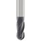 Seco BALL NOSE END MILL, 0.375 IN DIA CUTTER, 0.625 IN LENGTH OF CUT, (4) FLUTES, 0.375 IN 10268521 - alternate 5