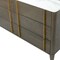 Homeroots 59" Dark Brown Solid Wood Six Drawer Double Dresser 473110 - alternate 8