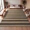 Jonathan Y Sutton Smart Jute Modern Geometric Boho Stripe Natural/Brown 4 ft. x 6 ft. Indoor/Outdoor Area Rug FXV205B-4 - alternate 7