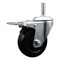 Service Caster 4 Inch Soft Rubber Wheel Swivel 34 Inch Threaded Stem Caster Total Lock Brake SCC SCC-TSTTL20S414-SRS-34212 - alternate 1
