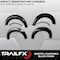 Trailfx TrailFX TFF3002S; Fender Flare; Injected Polypropylene; With Polished Stainless And Black Steel TFF3002S - alternate 6