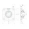 Ntn Stainless Steel Four Bolt Flange SUCF204-12 - alternate 3