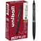 Uniball TM 207 Plus+ Gel Pen - 0.7 mm Medium Pen Point - Retractable - Black Ink - Gel-based, 12PK 70462 - alternate 2