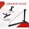 Mytee Products 3Pk 1 Tier Shipping Container Shelving Bracket with Hooks - 16 inx18 in, 550 lbs WLL, 3PK CNT-SHELF1x3 - alternate 8