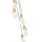 Z-Lite Aimie 5-Light Chandelier, 12 in W x 16 in H, Modern Gold 828P7-5R-MGLD - alternate 8