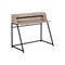 Homeroots 47" Taupe and Black Wood and Metal Sled Computer Desk 489853 - alternate 9