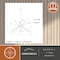 Vaxcel Halsted 8-Light 29.25 in W Black, Satin Brass Gold Mid-Century Modern Sputnik Pendant Fixture P0391R - alternate 7