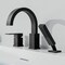 Anzzi Single-Handle Deck Mounted Bathtub Faucet - Matte Black - Nite Series - FR-AZ473MB - alternate 1