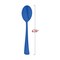 Smarty Had A Party Blue Disposable Plastic Party Spoons, 600PK 410S-B-CASE - alternate 8
