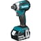 Makita Combination Tool Kit, Battery Included, 5 Ah, 18 V, Lithium-Ion, 2PK XT269T - alternate 3