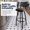 Flash Furniture HERCULES Black  inX in Back Swivel Metal Barstool - Mocha Vinyl Seat XU-6F8B-XSWVL-MCHV-GG - alternate 10