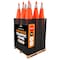 Xpose Safety Traffic Safety Cone, 28 in, PVC, 6 in Reflective Collar, DOT Approved, Orange, Half Pallet, PK150 OTC28-6-HP150-X - alternate 1