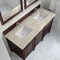 James Martin Vanities Brittany 60" Double Vanity, Burnished Mahogany, w/ 3 CM Tajnar Eclos Top 650-V60D-BNM-3TJR - alternate 6