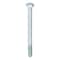 Hillman M8-1.25 mm D X 100 mm L Heat Treated Steel Hex Head Cap Screw, 30PK 916308 - alternate 2