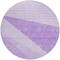 Homeroots 8' Lavender And Purple Round Geometric Washable Indoor Outdoor Area Rug 582478 - alternate 8