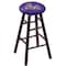 Holland Bar Stool Co Maple Bar Stool, Dark Cherry Finish, James Madison Seat RC30MSDC - alternate 1