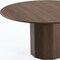 Homeroots 60" Brown Wood Pedestal Base Round Top Dining Table 720958 - alternate 5