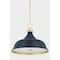 Hudson Valley Lighting Painted No. 1 Pendant in Aged Brass/Distressed Bronze by Mark D. Sikes MDS300L-AGB/DBL - alternate 6