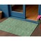 Homeroots 3' X 5' Sage Fern Green And Peach Geometric Washable Indoor Outdoor Area Rug 615230 - alternate 1