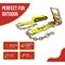 Mytee Products 4 inx40 ft Ratchet Strap w/ Chain Anchor 5,400 Lbs WLL Tie Down Cargo Truck Straps, 4PK RS440CAx4 - alternate 8