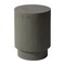 Leisuremod Eden 14 in Round Stone Side Table, Weatherproof Pedestal Base, Fully Assembled EST14GR - alternate 8