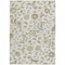 Homeroots 8' X 10' Ivory Brown And Green Floral Washable Indoor Outdoor Area Rug 597821 - alternate 9